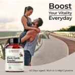 Rooted Actives Natural Garlic Capsules | Aged & Fermented Black Garlic Capsules Rooted | 60 Capsules - Fast UK Delivery - Image 6