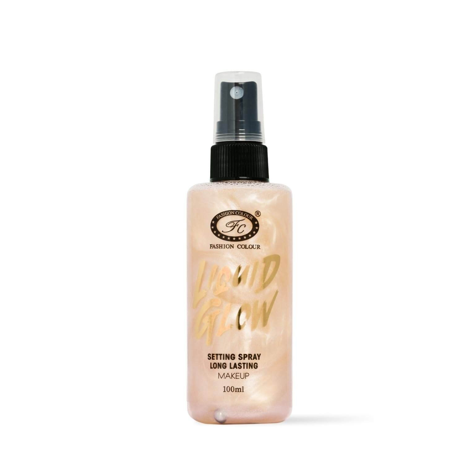 uk51miadvDVLL-1-1.jpg Fashion Colour Liquid Glow Setting Spray For Makeup Long Lasting (100ml) | Natural Dewy Finish | Keeps Makeup Intact | Hydrates, Soothes & Refreshes Skin | (MF09B, 100ML) - Fast UK Delivery - Image 1