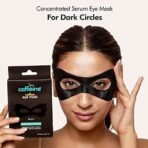 mCaffeine Coffee Eye Mask for Dark Circles Reduction with Vitamin C, Caffeine & Hyaluronic Acid | 2x Hydration & Puffiness Reduction | Cooling Concentrated Serum Eye Sheet Mask | Pack of 3 | 8g X 3 - Fast UK Delivery - Image 3