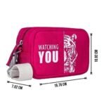 Colorbar Co-Earth Eye Of The Tiger Crossbody - Raspberry Pink - Fast UK Delivery - Image 7