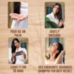 Parachute Advansed Ayurvedic Coconut Hair Oil With Neem, Amla, Bhringraj & 22 Natural Herbs | Reduces Dandruff, Thinning & Prevents Hairfall | 190ml - Fast UK Delivery - Image 7
