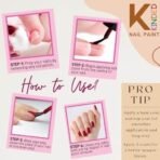 KINDED Nail Paint Long Lasting Lacquer Quick Drying Nail Polish Enamel for Girls Women With One Coat Single Stroke Application (9 ml, Shimmery Finish, Shade 14 Glittery Rose Gold) - Fast UK Delivery - Image 7
