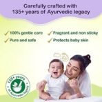 Dabur Baby Oil: Non - Sticky Baby Massage Oil with No Harmful Chemicals |Contains Jojoba , Olives & Almonds | Hypoallergenic & Dermatologically Tested with No Paraben & Phthalates - 500 ml - Fast UK Delivery - Image 3