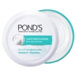 Pond'S Light Moisturiser, Non- Oily With Vitamin E And Glycerine, For Soft And Glowing Skin, 150 Ml - Fast UK Delivery