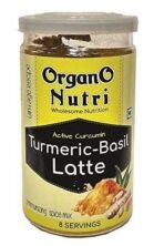 OrganoNutri Turmeric - Basil Latte 200g (2 Cans: 100g Each) - Fast UK Delivery