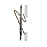MARS Micro Precision Brow Pencil with spoolie | Retractable & Easy Glide | Long Lasting & Natural Finish | 0.4 g | Brown - Fast UK Delivery
