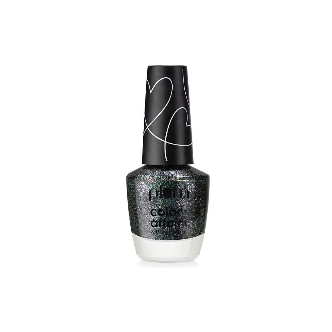 uk51nYCQsmxzL-1-1.jpg Plum Color Affair Nail Polish All That Glitters Collection | 3D Finish With Pearls & Glitters | 7-Free Formula | 100% Vegan & Cruelty Free | Emerald Sheen - 168 - Fast UK Delivery - Image 1