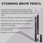 Colorbar Stunning Brow Pencil Chestnut, Dark Brown, 1.08g | Lightweight | Smudgeproof | Oil free formula - Fast UK Delivery - Image 6