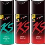 Kamasutra KS-53 DEO USS 3 Pieces 150ML Deodorant Spray - Unisex - Fast UK Delivery