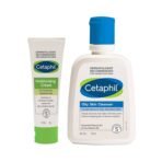 Cetaphil Moisturising Cream 80g and Oily Skin Cleanser 125ml Combo - Fast UK Delivery