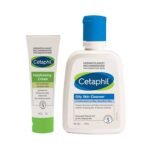 Cetaphil Moisturising Cream 80g and Oily Skin Cleanser 125ml Combo - Fast UK Delivery