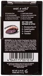 Wet n Wild, Color Icon Eyeshadow Quads, Eyeshadow Palette with Shiny and Matte Multicolor Eyeshadows, Long-Lasting and Easy-to-blend Formula, Silent Treatment - Fast UK Delivery - Image 4
