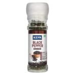 Keya Black Pepper Grinder 50g | Fresh Kali Mirch | Freshly Ground Premium Black Pepper for Enhancing Flavors | Convenient Twist-Top Grinder for Easy Use | Perfect for Cooking, Seasoning, and Garnishing | 50g - Fast UK Delivery