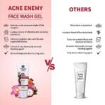 Ayouthveda Acne Enemy 100 ml Face Wash Gel For Acne & Pimples |Face Wash for Oily Skin and Pimples | Anti Pimple Face Wash | Suitable for All Skin Types (Pack of 1: 100ml) - Fast UK Delivery - Image 7