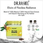DR.RASHEL De-Tan Face Pack for Glowing Skin, Oil Control, Acne, Pimples, Detan, Blemishes, Pigmentation & Brightening, Face Cleansing for Face & Body (380 Ml) - Fast UK Delivery - Image 6