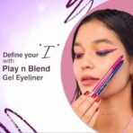 Hilary Rhoda Play n Blend Gel Eyeliner | One Stroke Application | Highly Pigmented | Matte & Shimmer Finish | 2 in 1 Smudger + Eyeliner | Butter Smooth Texture | 1.5g - (Purple Drama | Shade 12) - Fast UK Delivery - Image 4