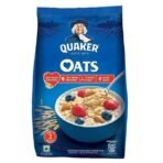 Quaker Oats| Rolled Oats| Natural Wholegrain| Nutritious Breakfast| 1 Kg Each| Pack of 2| 2 Kg - Fast UK Delivery