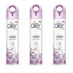 Godrej Aer Violet Valley Bloom (Pack of 3) Home Fragrance Spray (3 x 270 ml) - Fast UK Delivery