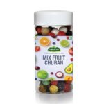 Organic Bites Mix Fruit Churan Toffee- Pineapple, Guava, Imli, Anardana, Mango- Ladoo Natural Churan Candy Balls-Digestive -200 gm (Jar Pack) - Fast UK Delivery