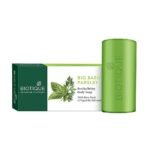 Biotique Basil & Parsley Revitalizing Bathing Bar| Ayurvedic and Organically Pure| Maintains Skin?s Natural pH |100% Botanical Extracts| Suitable for All Skin Types | 150gm 3, 225 g (3 x 75 g) - Fast UK Delivery