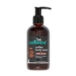mCaffeine Coffee Body Wash with Cocoa | De-Tan & Deep Cleansing | Enriched with Vitamin E & in Energizing Aroma of Chocolate | Shower Gel | Suitable for All Skin Types | For both Men & Women - 200ml - Fast UK Delivery
