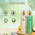 Just Herbs Body Mist Spray for Men and Women With Long Lasting Fragrance Perfume Combo Gift Set - Juicy Treat (2 x140ml) - Fast UK Delivery - Image 6