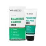 Dr. Sheth's Passion Fruit & Sulphur Mask For Skin Detoxifying|Face Pack That Brightens Skin With Bentonite & Kaolin Clay|For Women & Men| Peel Off Mask, Face Pack For Glowing Skin -50G, 1 Count - Fast UK Delivery