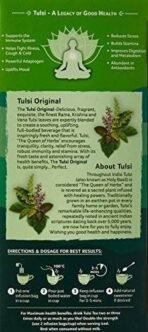 Organic India Tulsi Original Tea, 25 Infusion Tea Bags (1 Bag x 1.74g Each) - Fast UK Delivery - Image 4