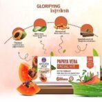 Ayouthveda Papaya & Aloe Vera Six Steps Facial Kit for Instant Glow | Keeps Skin Wrinkle & Blemish Free With the Goodness Of Almond & Sandalwood Oil (Pack of 230 Gram) - Fast UK Delivery - Image 4