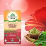ORGANIC INDIA Moringa Hibiscus 25 Tea bags (Pack of 1) - Fast UK Delivery - Image 7