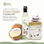 Nutriorg Cold Pressed Extra Virgin Coconut Oil 500 ml | 100% Pure & Organic | For Cooking, Skin & Hair | Rich Tropical Aroma | Multi-Purpose Use | Non-GMO - Fast UK Delivery - Image 5