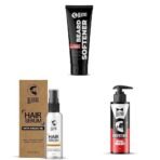 BEARDO Beard Softner & Hair Serum, 50 ml & Godfather Beard Wash for Men, 100 ml - Fast UK Delivery
