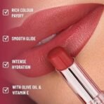 Swiss Beauty Pure Lustre Lipstick | High Shine Finish | Smooth Glide | With Olive Oil & Vitamin E | Hydrating | Shade- Bleached Pink, 3.8gm - Fast UK Delivery - Image 5
