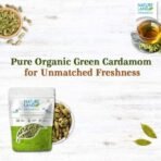 Natureland Organics Green Cardamom 75 Gm - Organic Hari Elaichi - Fast UK Delivery - Image 2