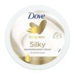Dove Body Love Silky Pampering Body Cream For All Skin Types Paraben Free, 24hrs Moisturisation With Plant based Moisturiser Silky Soft Skin 300g - Fast UK Delivery