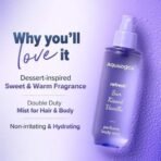 Aqualogica Refresh+ Sun Kissed Vanilla Perfume Body Mist | Warm Vanilla Fragrance | Long- Lasting Fragrance | Double Duty Mist for Hair & Body | Non-Irritating & Hydrating | Skin Friendly | 150 ml - Fast UK Delivery - Image 5