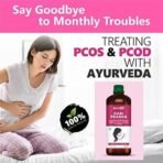 Healthally Ayurvedic Woman Health Tonic|PCOS PCOD Periods Care Syrup with Arjun Chal Tulsi Amla Gokhru|Leucorrhoea,White Discharge Periods Pain Relief|Safe for Woman - 500 ML - Fast UK Delivery - Image 5