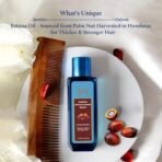 Blue Nectar Batana Oil for Thicker Hair | Pure Honduras Batana Oil for Hair Growth with Organic Almond Oil | Ayurvedic Hair Growth Oil for Stronger Hair (12 Herbs, 100 ml) - Fast UK Delivery - Image 3