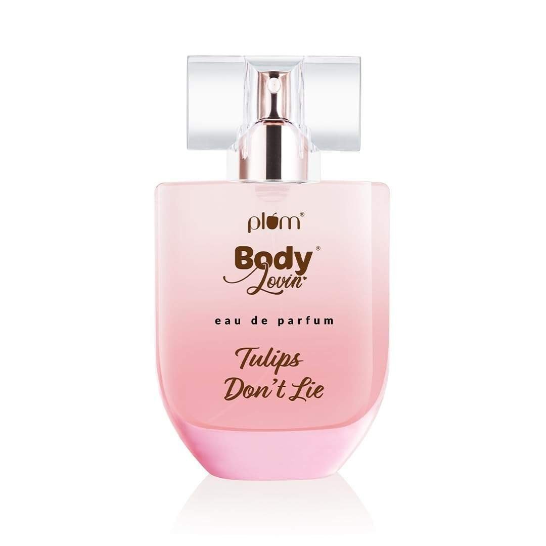 uk51pBYmSGwZL-1-1.jpg Plum BodyLovin' Tulip Don't Lie Eau De Parfum | Long Lasting & Luxurious Fresh Floral Fragrance | Luxury Perfume For Women | Tulip, Rose, Pomelo & Musk Notes (50 ml) - Fast UK Delivery - Image 1