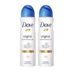 Dove Original Deodorant For Women, 150 ml (Pack of 2) - Fast UK Delivery