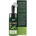WOW Skin Science Green Tea Foaming Face Wash with Built-In Face Brush - for Treating Acne and Unclogging Pores - 150mL - Fast UK Delivery - Image 4