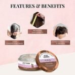 Just Herbs Kumuda - Indian White Water Lily Silicone-Free Conditioner & Anti Hairfall Natural Hair Mask- 200Gm, 2 count - Fast UK Delivery - Image 7
