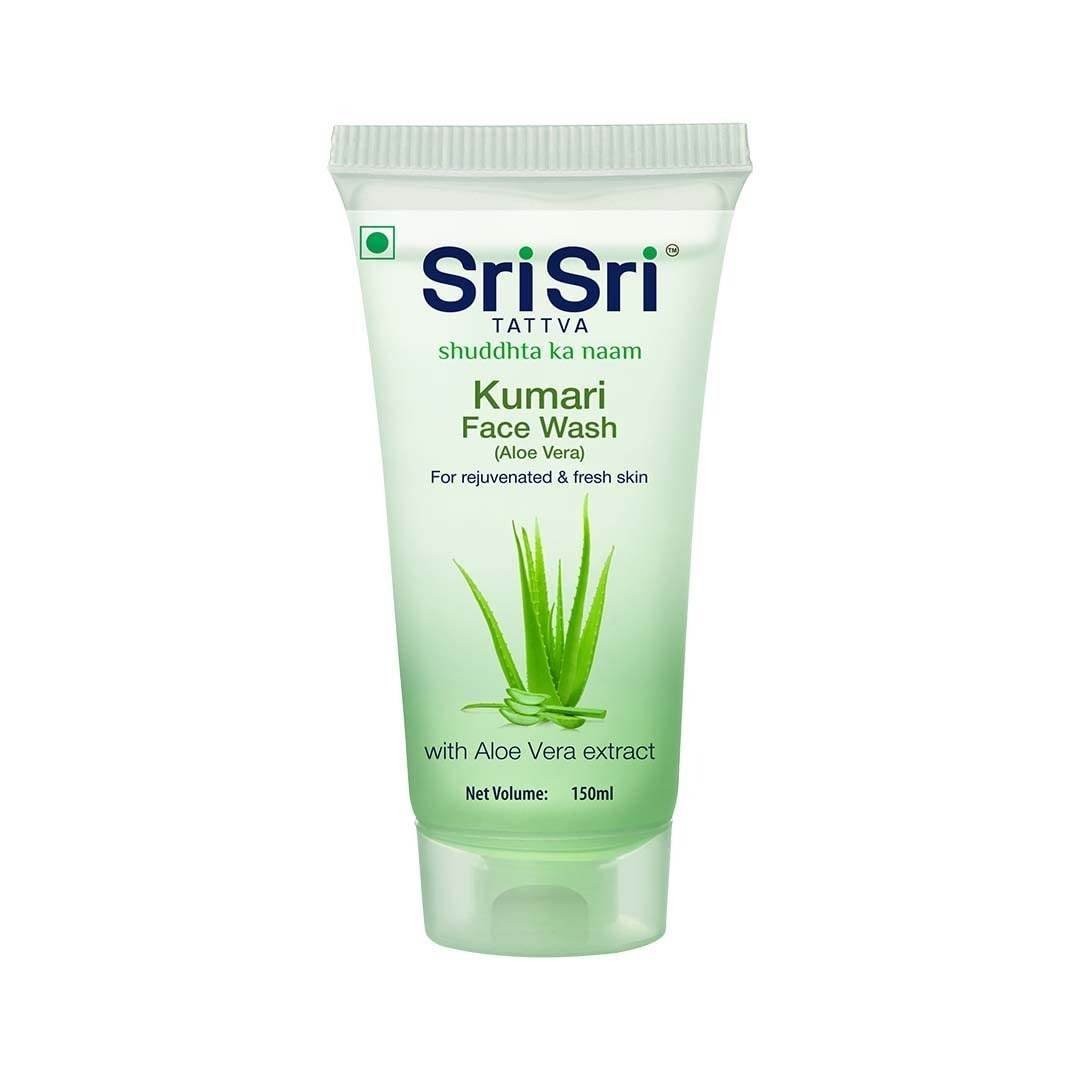 uk51pPCMVXtkL.jpg Sri Sri Tattva Kumari Face Wash, 150ml - Herbal Soap-Free Formula - Moisturizing, Hydrating Cleanser for All Skin Types - For Rejuvenated & Fresh Skin- Women & Men - Fast UK Delivery - Image 1