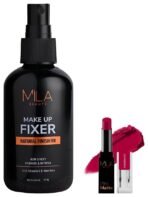 MILA Beaute Pro Matte Lipstick | Creamy Matte Lipstick | Shade - Padmaavat, 4.2g Makeup Fixer | Natural Finish |Hydrating Makeup Setting Spray |75ml - Fast UK Delivery