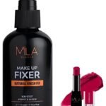MILA Beaute Pro Matte Lipstick | Creamy Matte Lipstick | Shade - Padmaavat, 4.2g Makeup Fixer | Natural Finish |Hydrating Makeup Setting Spray |75ml - Fast UK Delivery