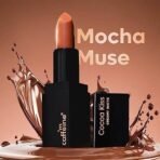 mCaffeine Cocoa Kiss Creamy Matte Lipstick - Mocha Muse | Moisturizing & Non Drying, Lightweight & Long Lasting Formula | With Cocoa Butter, Caffeine & Vitamin E | SLS & Paraben Free - Fast UK Delivery - Image 3