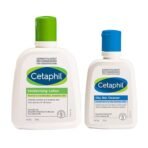 Cetaphil Moisturizing Lotion For Sensitive Or Dry Skin 250 ml and Oily Skin Cleanser 125ml Combo - Fast UK Delivery