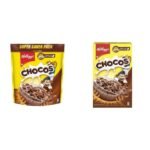 Kellogg's Combo, Kellogg's Chocos, High in Protein, B Vitamins, Calcium And Iron, 1.2kg Pack and Kellogg's Chocos, High in Protein, B Vitamins, Calcium and Iron, 700g - Fast UK Delivery