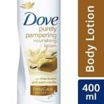 Dove Purely Pampering Nourishing Lotion with Shea Butter and Warm Vanilla, 400ml - Fast UK Delivery - Image 3