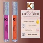 KINDED Liquid Lip Colour Vitamin E Enriched No Transfer Waterproof Long Stay Lipsticks Lip Gloss Set for Girls Women (Pack of 2, 6 ml each, Matte Finish, Shades More Magenta & Sangria Orange) - Fast UK Delivery - Image 4